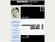 Tablet Screenshot of mariamoliner.com